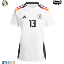 Ženski Nogometni dresi Nemčija Thomas Muller #13 Domači EP 2024 Kratek Rokav